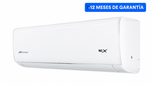 Aire Acondicionada Minisplit NEX con calefacción, 24000 BTU 2 tonelada 220 V, R410a 12 SEER Color Blanco.