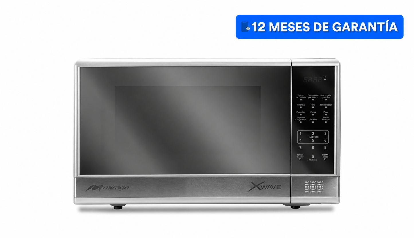 Horno De Microondas XWAVE Plata MIRAGE 0.7 Pies