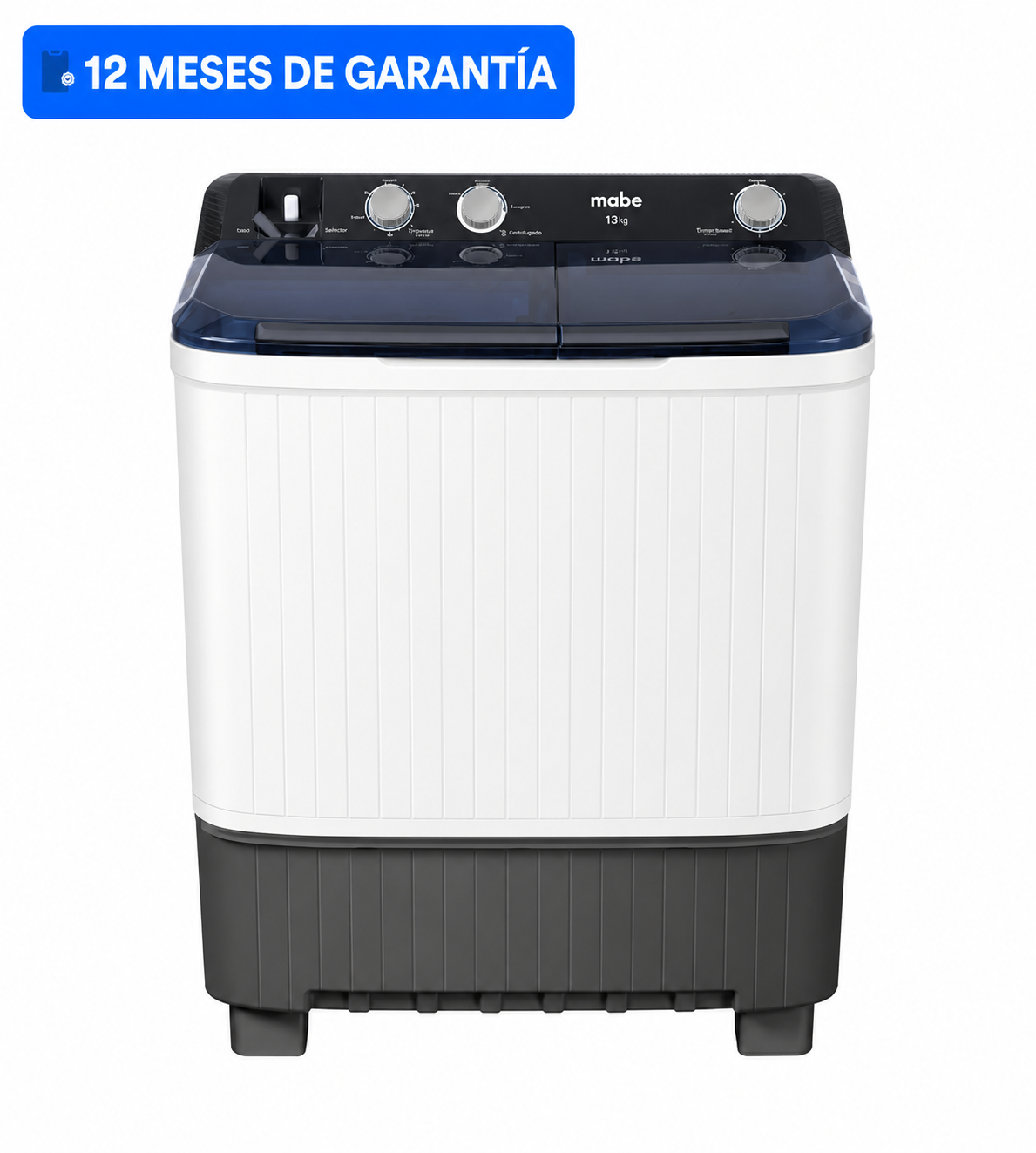 Lavadora Mabe Semiautomática 11 kg Color Blanco