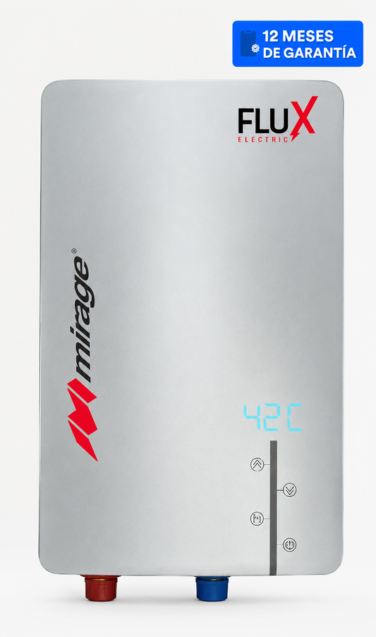 Boiler Eléctrico Mirage eFlux, 7.5 kW, Plata