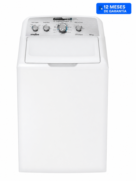 Lavadora Mabe Automática 19 kg Carga Superior Color Blanco