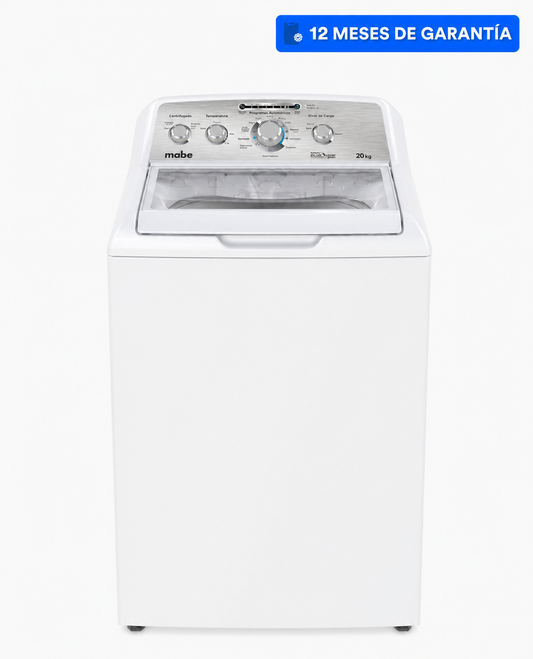 Lavadora Mabe Automática 20 kg Carga Superior Color Blanco