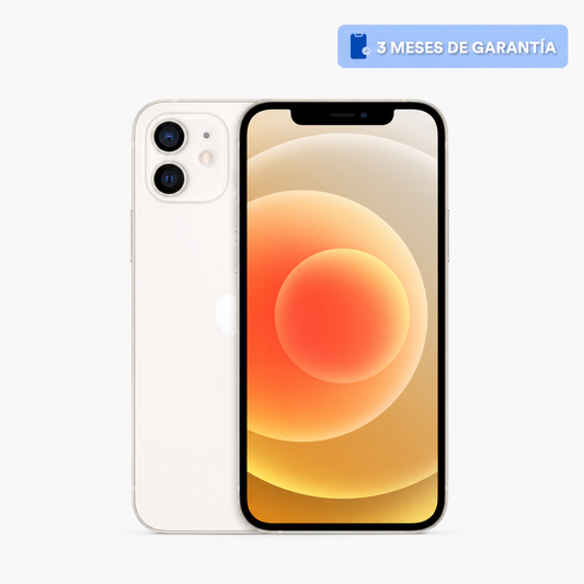 Celular reacondicionado Apple iPhone 12 128 GB Blanco Grado A e-sim
