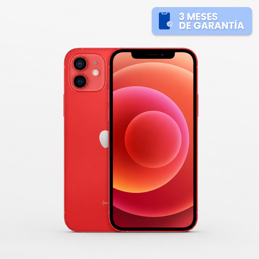 Celular reacondicionado Apple iPhone 12 128 GB Rojo Grado A e-sim