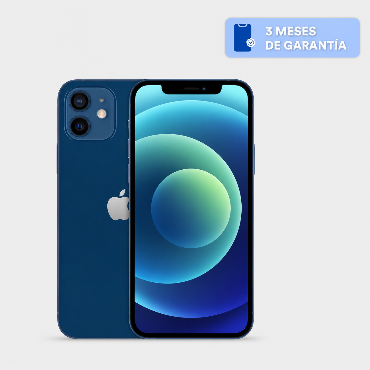 Celular reacondicionado Apple iPhone 12 mini 64 GB Azul Grado A e-sim
