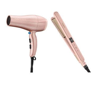 KIT Secadora de Cabello +  Alaciadora de Cabello Doble Cerámica CONAIR MK
