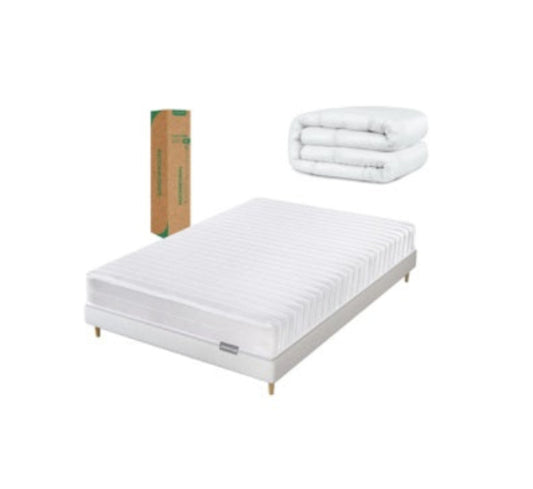 Combo Colchon Matrimonial Hipoalergenico con Duvet Confort