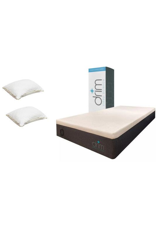 COMBO Colchón King Size Memory GEL + Almohada Ortopedica Cervical Super Visco