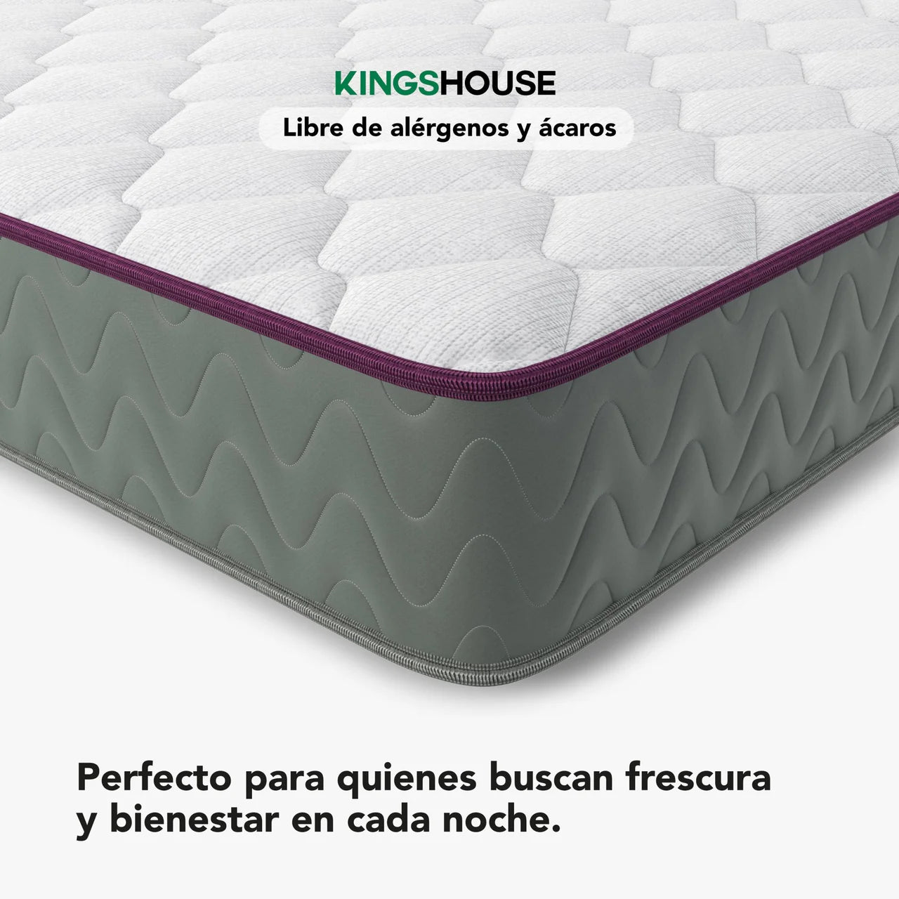Colchón Individual KingsHouse en Caja Essential Memory Foam