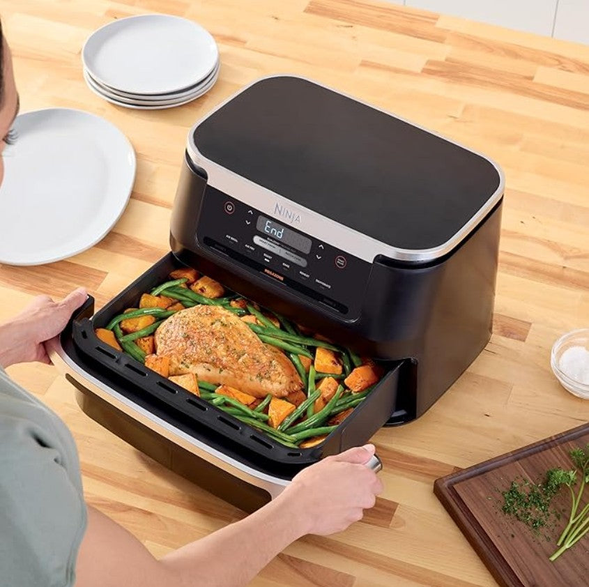 Freidora de Aire Ninja 6.6 Litros Dual Zone | 2 Canastas | Tecnología Air Fryer