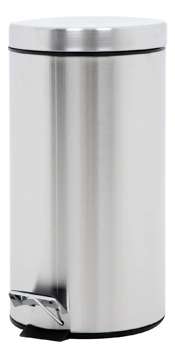 Bote de Basura de Acero Inoxidable 20 L | Tapa | Diseño Antihuellas