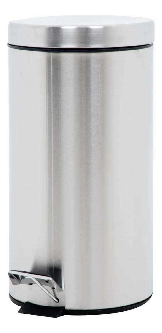 Bote de Basura de Acero Inoxidable 20 L | Tapa | Diseño Antihuellas