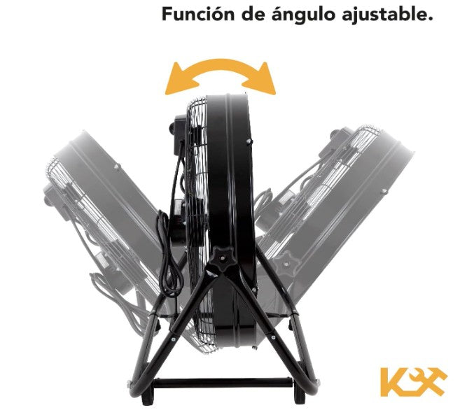 Ventilador De Piso Industrial 24 Pulgadas Aluminio