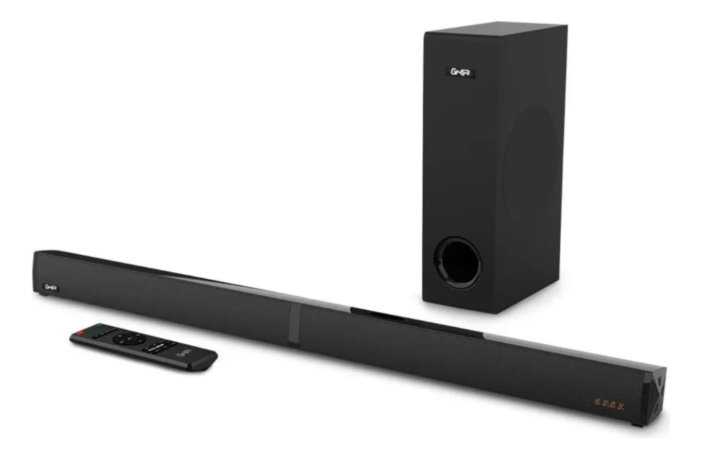 Combo Pantalla Smart TV Resolución 4K 50” + Barra de Sonido 2.1 con Subwoofer