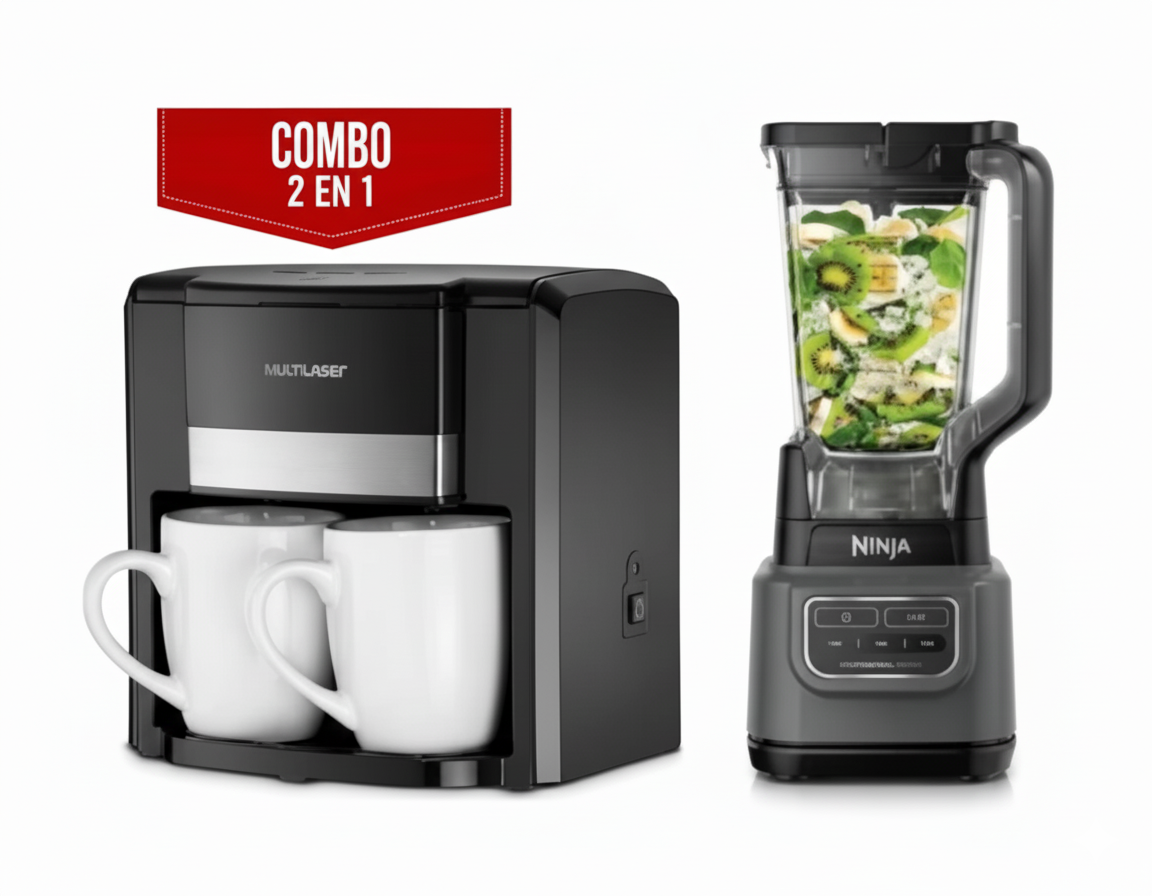 Combo Cafetera Con licuadora