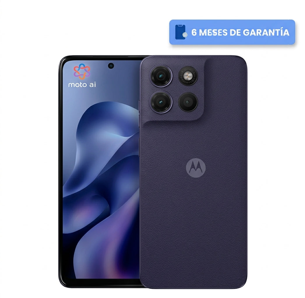 Teléfono Celular Smartphone Motorola Moto G17 Power 4G, 8GB RAM 256GB Color Morado