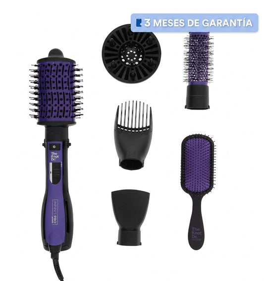 Cepillo de Cabello Conair Eléctrico Infiniti Pro con 5 Accesorios Morado