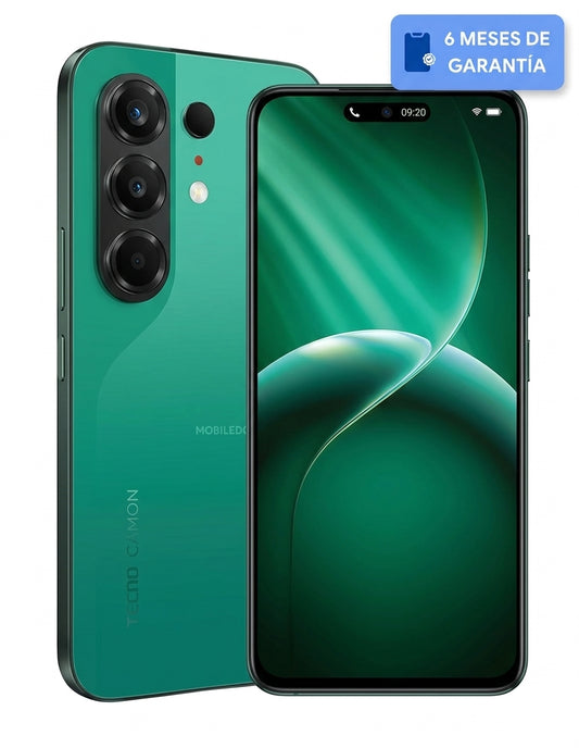 Teléfono Celular Smartphone Tecno Camon 50 Pro 16 GB RAM (8 GB + 8 GB Virtual) 256 GB Color Verde