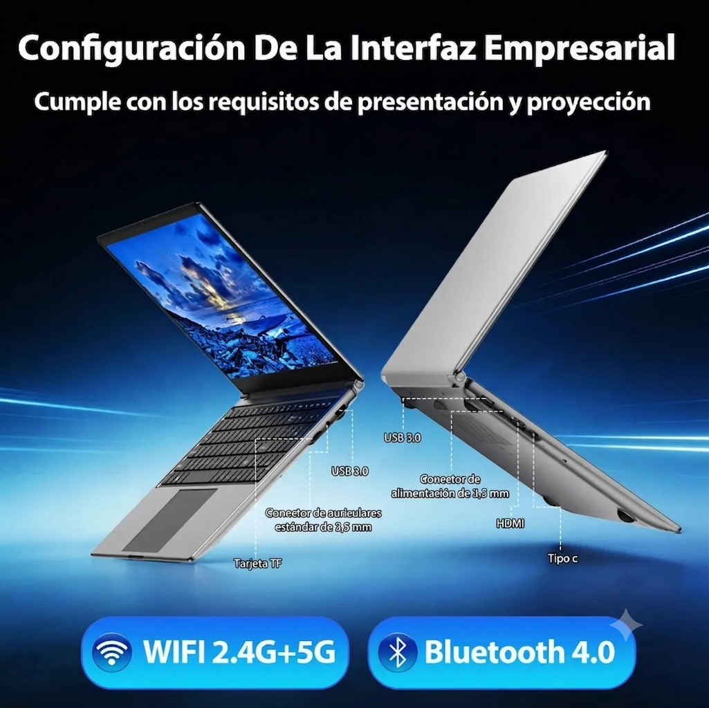 Laptop AMD A9, 8 GB de RAM, 256 GB SSD y Pantalla Full HD de 15.6″