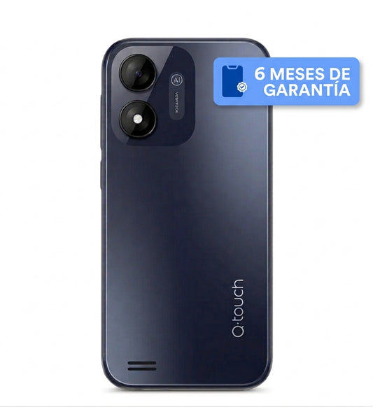 Teléfono Celular Smartphone QTouch Q524 2GB, 32GB 3G Azul