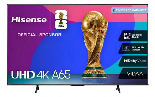 Televisión Hisense 50 Pulgadas Smart TV LED 4K UHD con Dolby Vision y WiFi