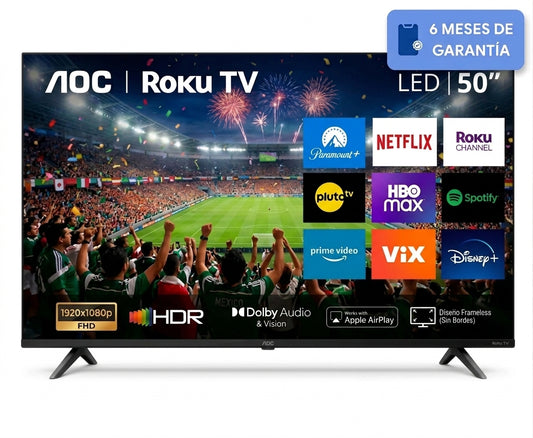 Smart TV AOC Roku TV 50″ 4K UHD LED