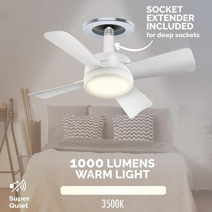 Ventilador de techo bell howell con luces de control remoto