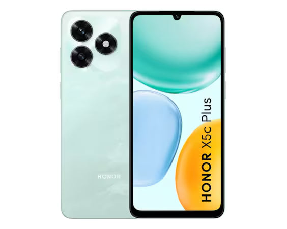 Teléfono Celular HONOR X5C PLUS 6.56¨, 256 GB, 6GB RAM, Azul Claro