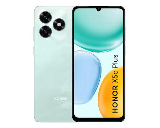 Teléfono Celular HONOR X5C PLUS 6.56¨, 256 GB, 6GB RAM, Azul Claro