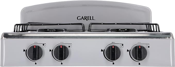 Parrilla de Gas Estufa 4 quemadores Acero Inoxidable