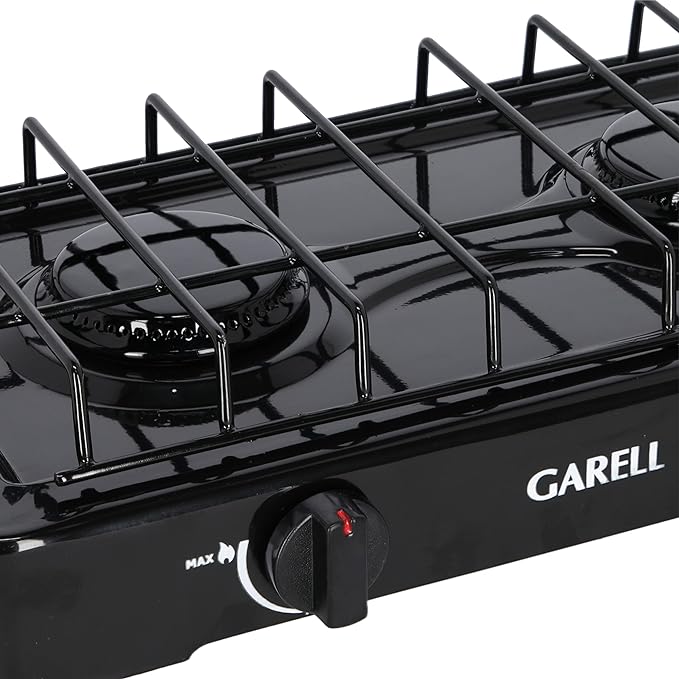 Parrilla Estufa de Gas Mesa de 2 Quemadores