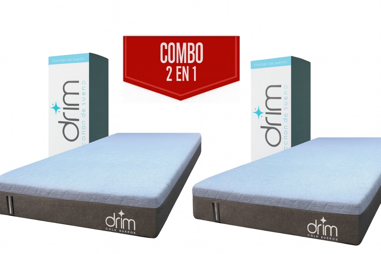 Combo 2 Colchones EIN2TEIN Matrimonial con Individual