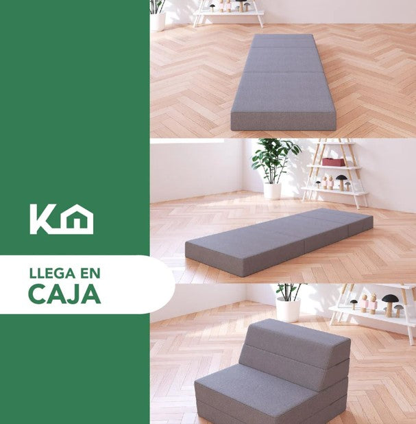 Sofa Cama Plegable Individual 2 en 1 KingsHouse