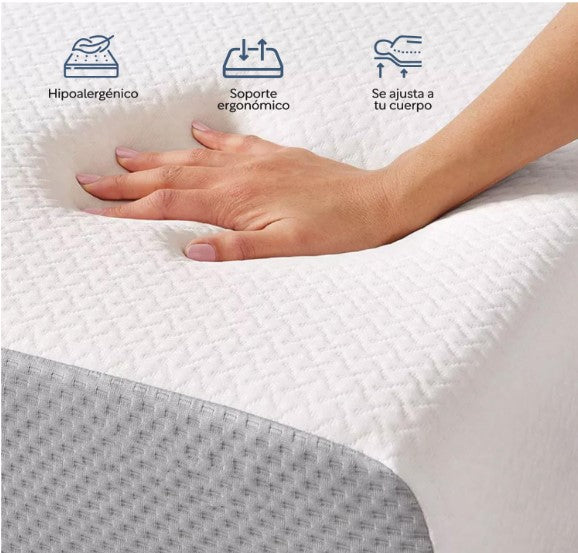 Colchón King Size Memory Foam Colordreams
