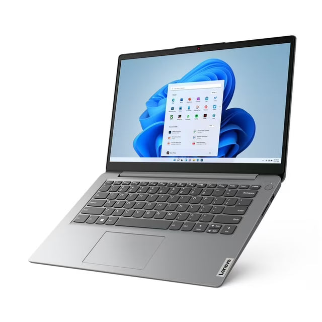LAPTOP LENOVO IDEAPAD 1, 14in, intel N4500, 4GB RAM, 128GB SSD, Gris, Windows 11 Home S