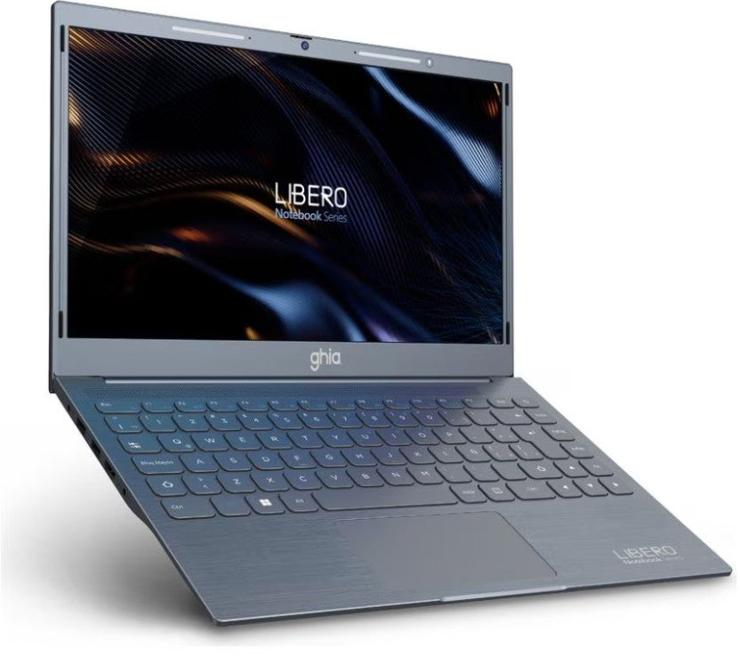 Laptop Portatil Ghia Libero 14" HD, Intel Celeron N4020C, 4GB, 128GB eMMC, Windows 11 Home