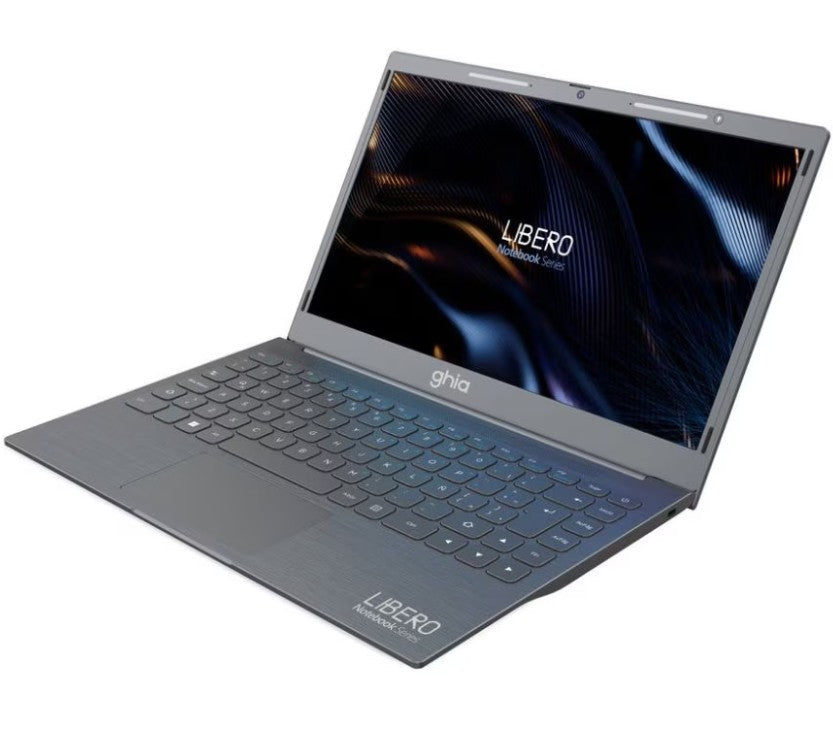 Laptop Portatil Ghia Libero 14" HD, Intel Celeron N4020C, 4GB, 128GB eMMC, Windows 11 Home