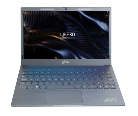 Laptop Portatil Ghia Libero 14" HD, Intel Celeron N4020C, 4GB, 128GB eMMC, Windows 11 Home