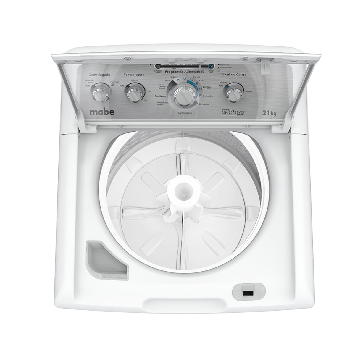 Lavadora Mabe Automática 21 kg Carga Superior Color Blanco