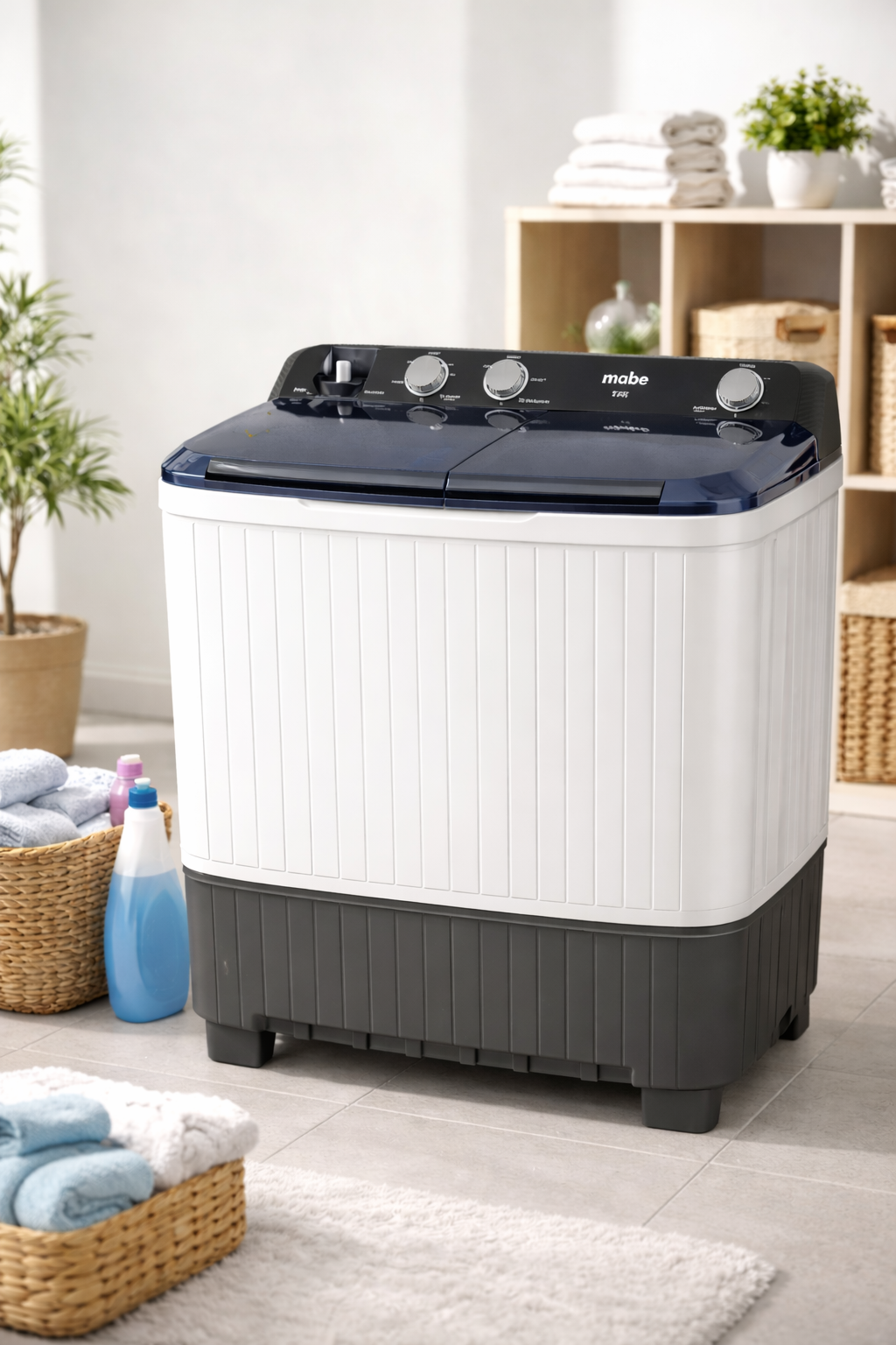 Lavadora Mabe Semiautomática 11 kg Color Blanco