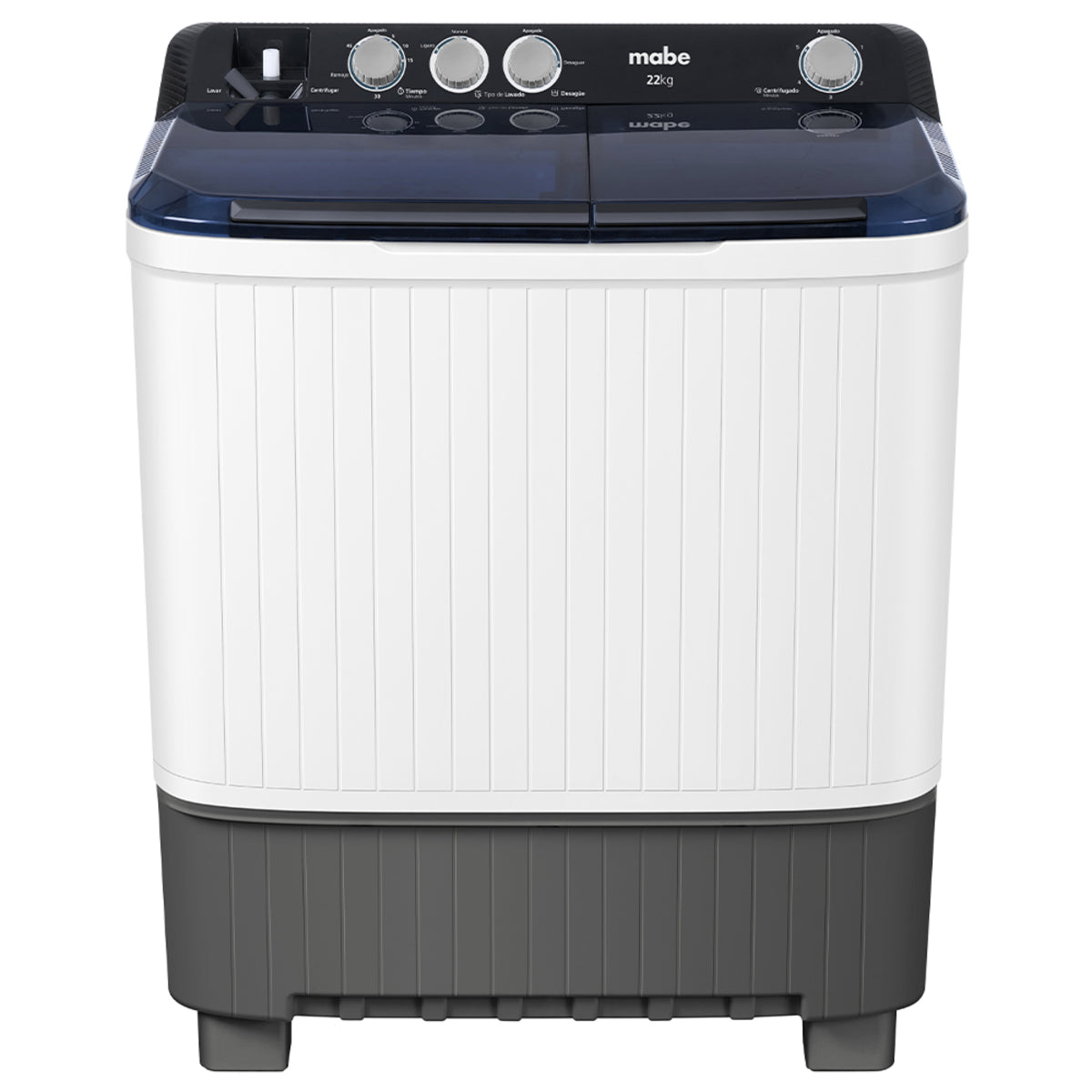 Lavadora Mabe Semiautomática 22 kg Color Blanco