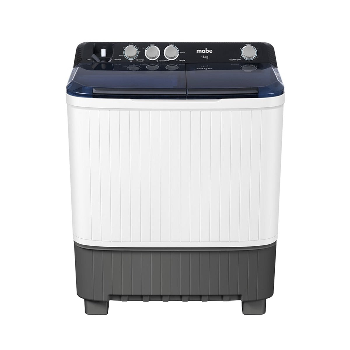 Lavadora Mabe Semiautomática 16 kg Color Blanco