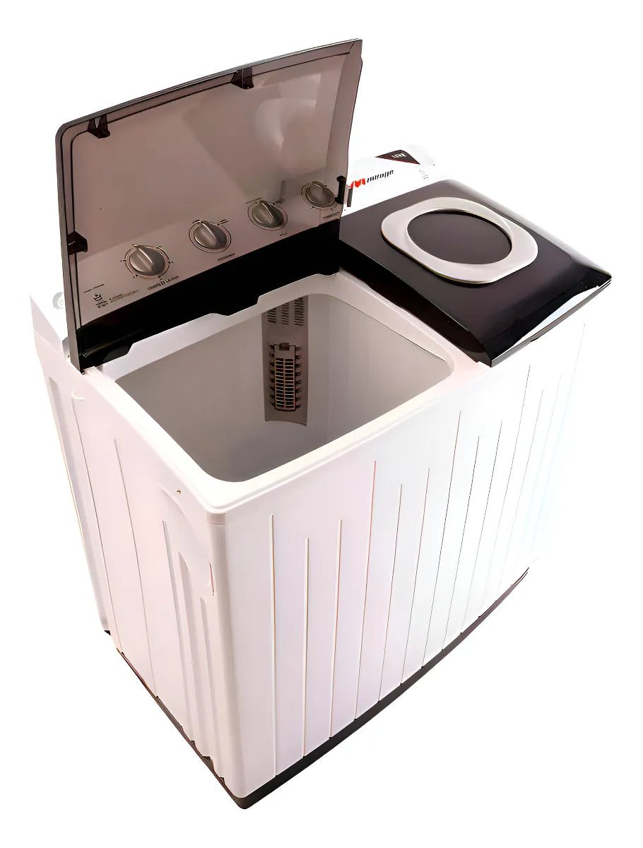 Lavadora Mirage, tipo semi automática doble tina capacidad 22 kg