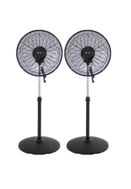 Pack de 2 Ventiladores De Pedestal MYSTORM de 16 Pulgadas