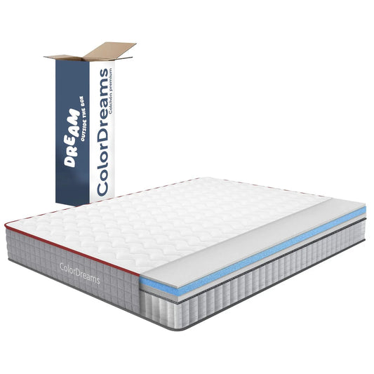 Colchon Queen Size ColorDreams con resortes pocket coil Queen Spring Series 20cm