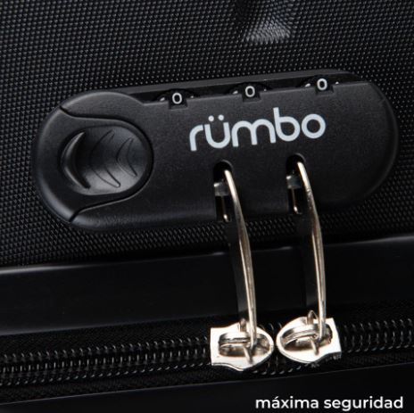 Maleta De Mano Cabina Viaje Carry On 20In 10Kg Con Candado Color Negro
