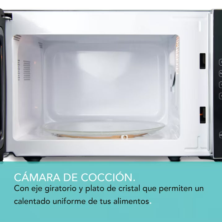 Horno De Microondas 7 Pies 20 Lts Acero Inox Espejo 120v