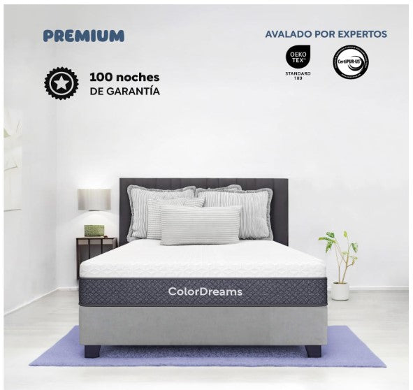 Colchón Individual Colordreams Memory Foam