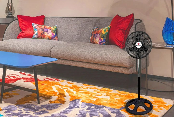 Ventilador Pedestal Cuory Snvp10n 10 PuLG 3 Aspas