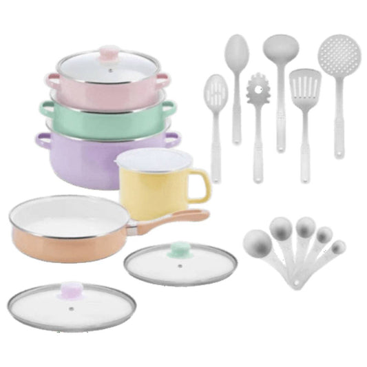 Batería de cocina Sofía Colors 20pz